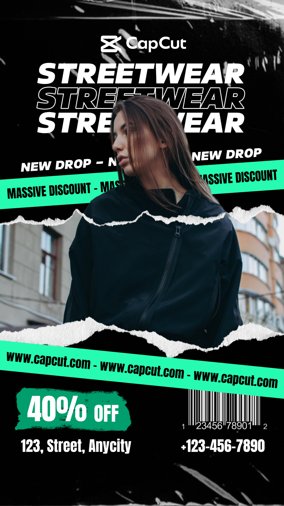 Streetwear Fashion Discount Promo Instagram Story