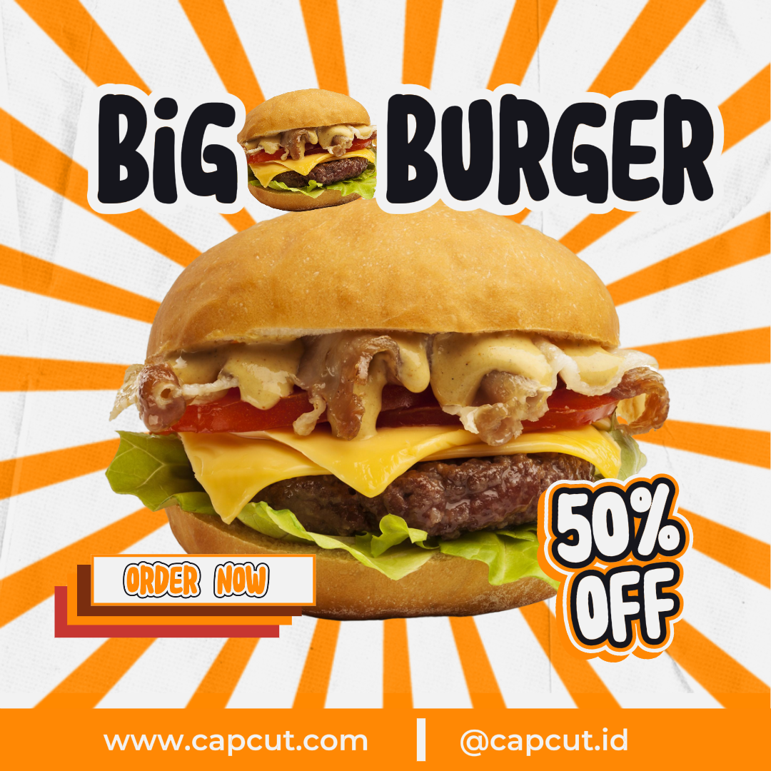 Template Retro Burger