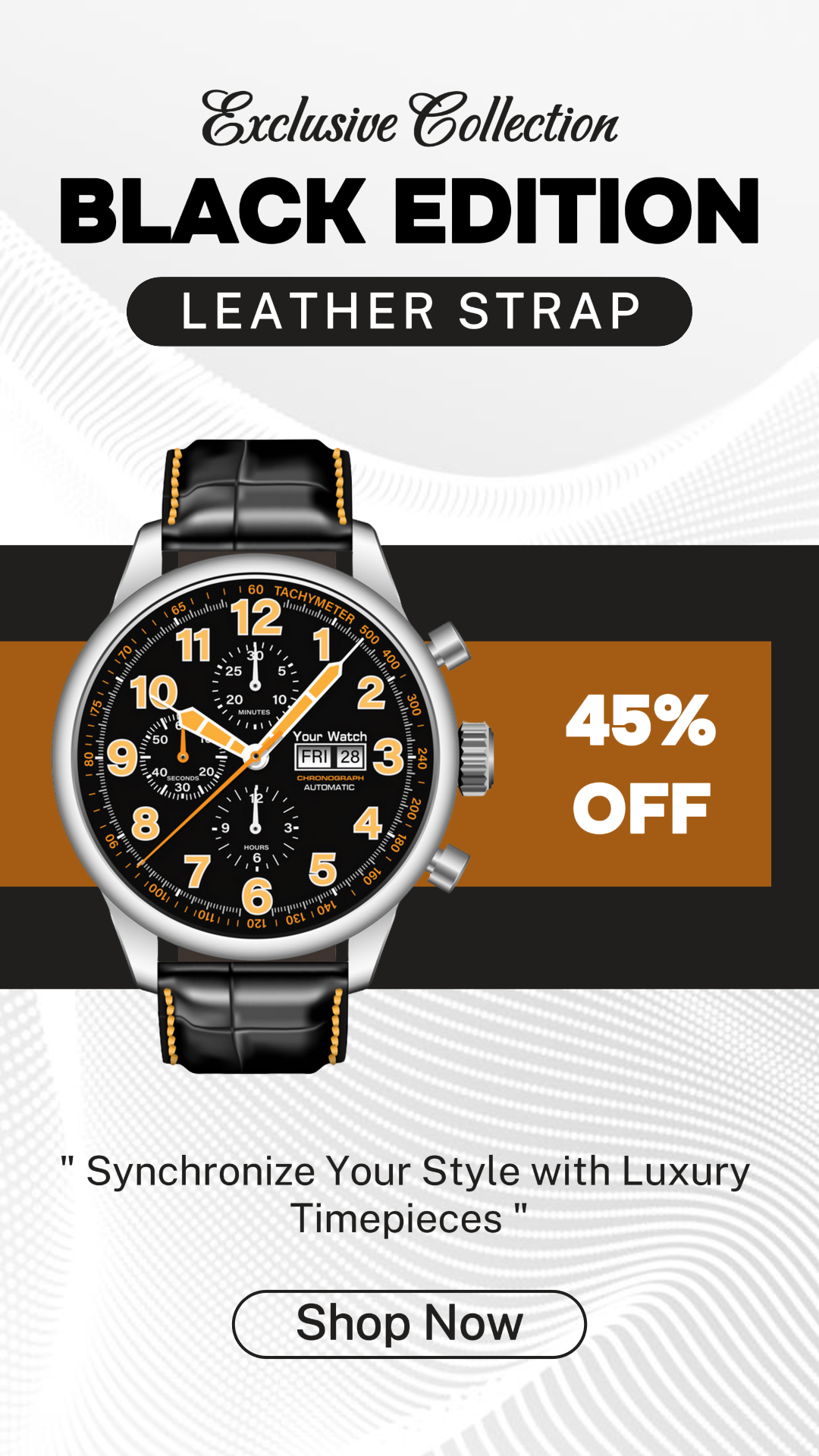 Accessories Watch Collection Promotion Instagram Story