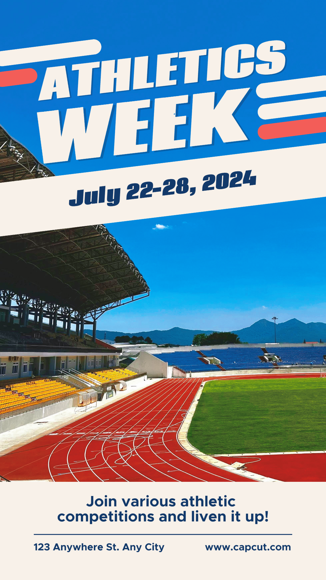 Sport und Match Leichtathletik Woche Instagram