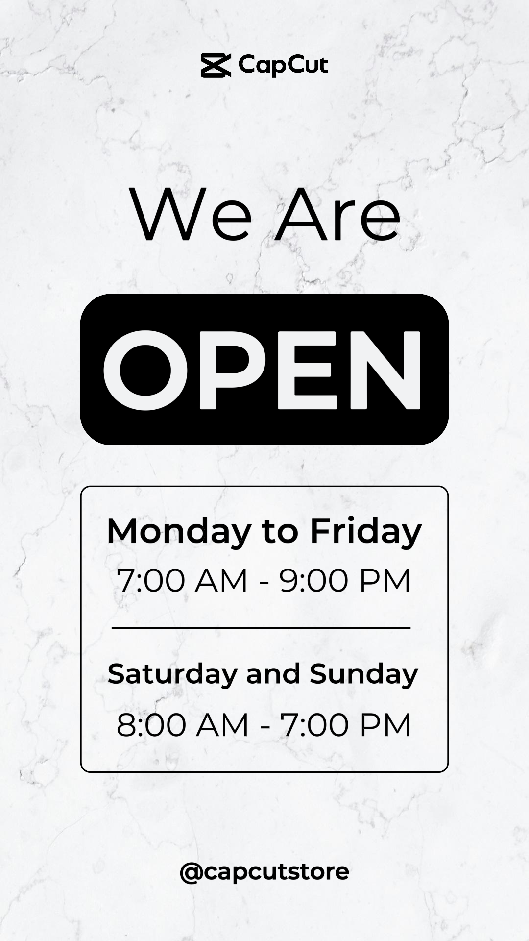 Business and Office Marketing Poster Instagram Story Black and White