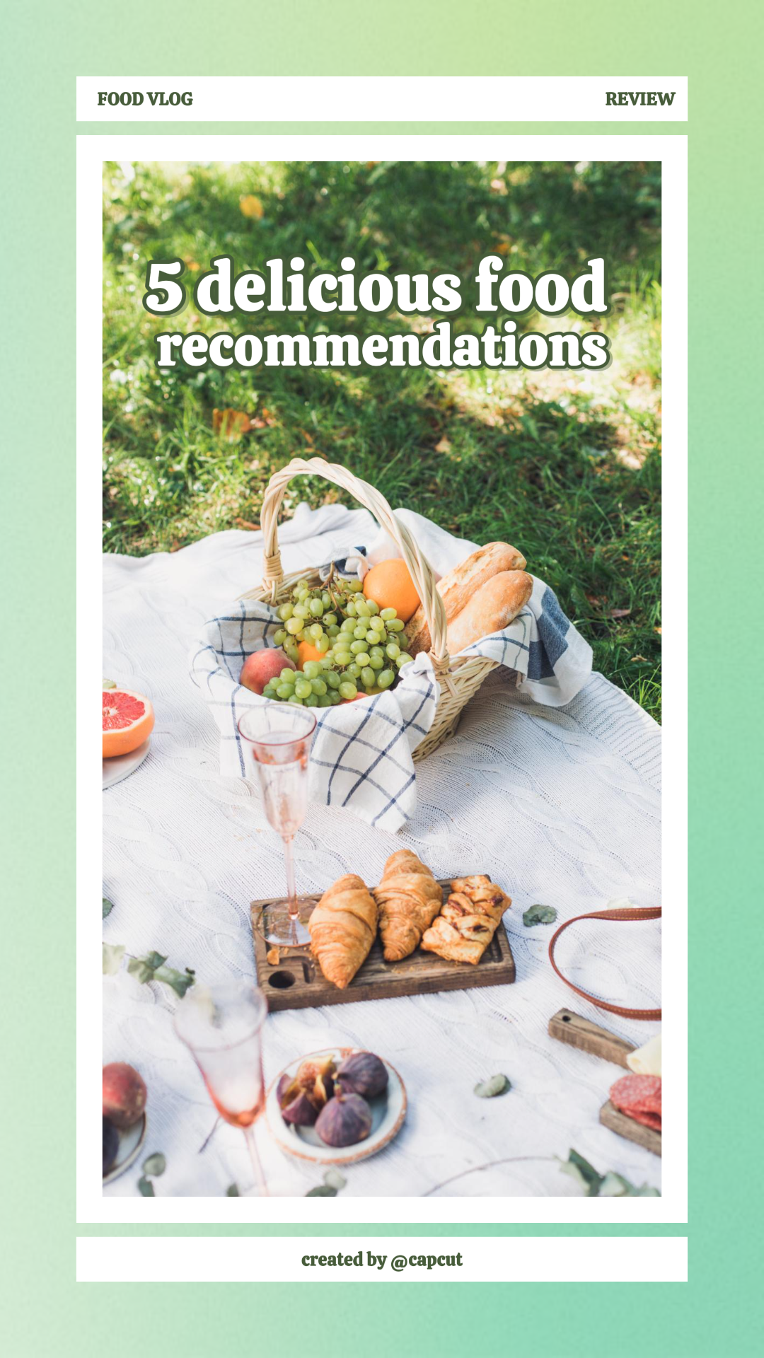 Tiktok Thumbnail Food and Beverage Vlog Review Tiktok