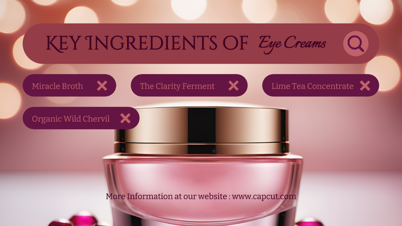 Affichage du produit Beauty Eye Cream Vignette YouTube