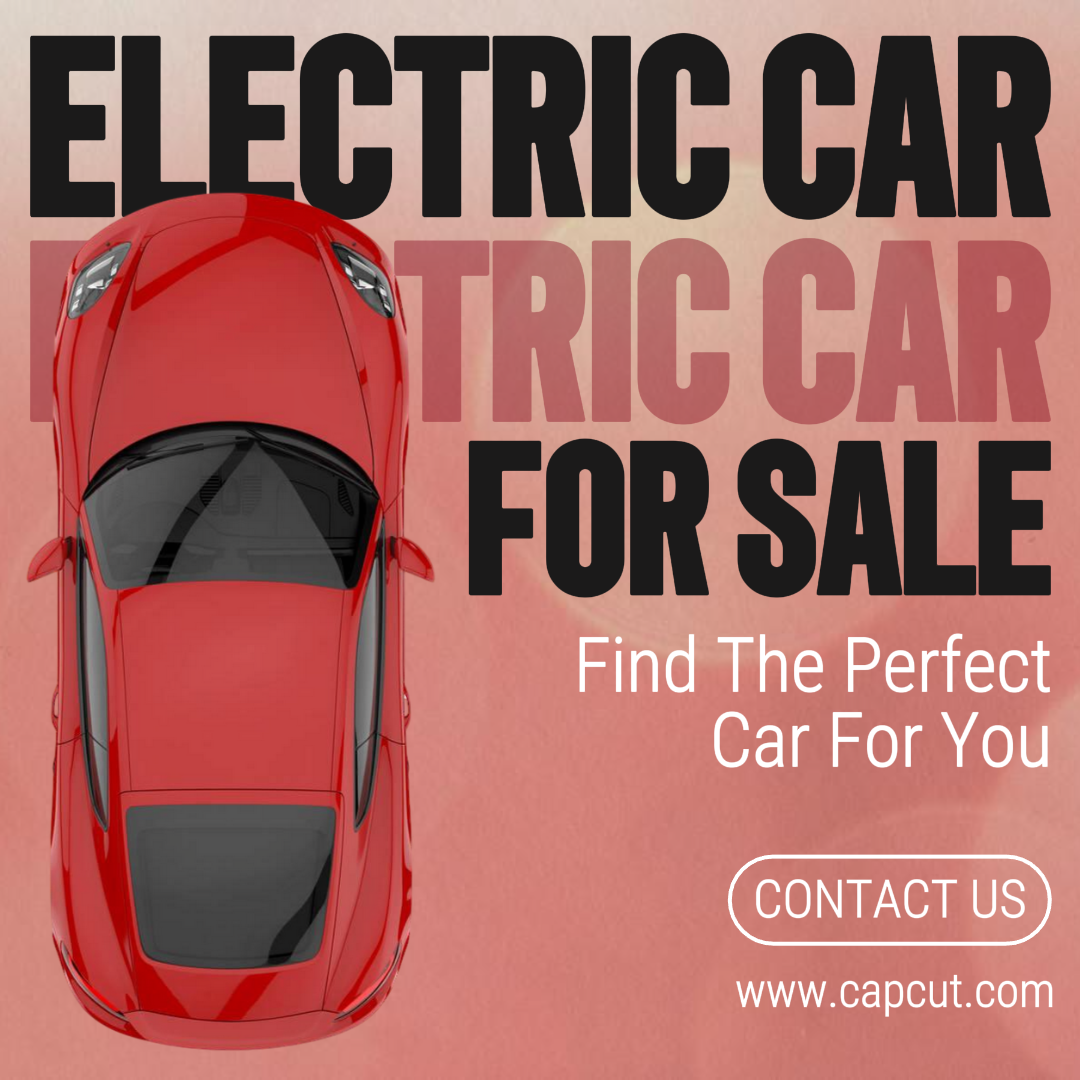 Cartaz de marketing de carros Instagram Post Carro elétrico