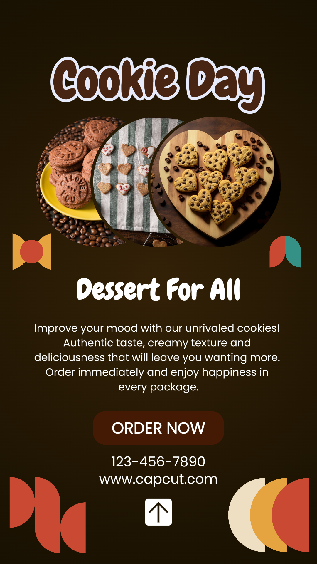 Dessert du jour des biscuits pour toute l'histoire d'Instagram