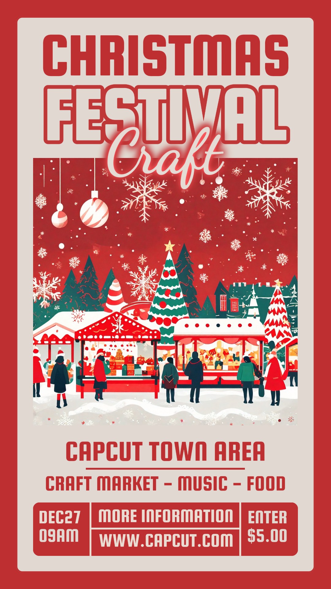 Histoire Instagram du Festival de l'artisanat de Noël