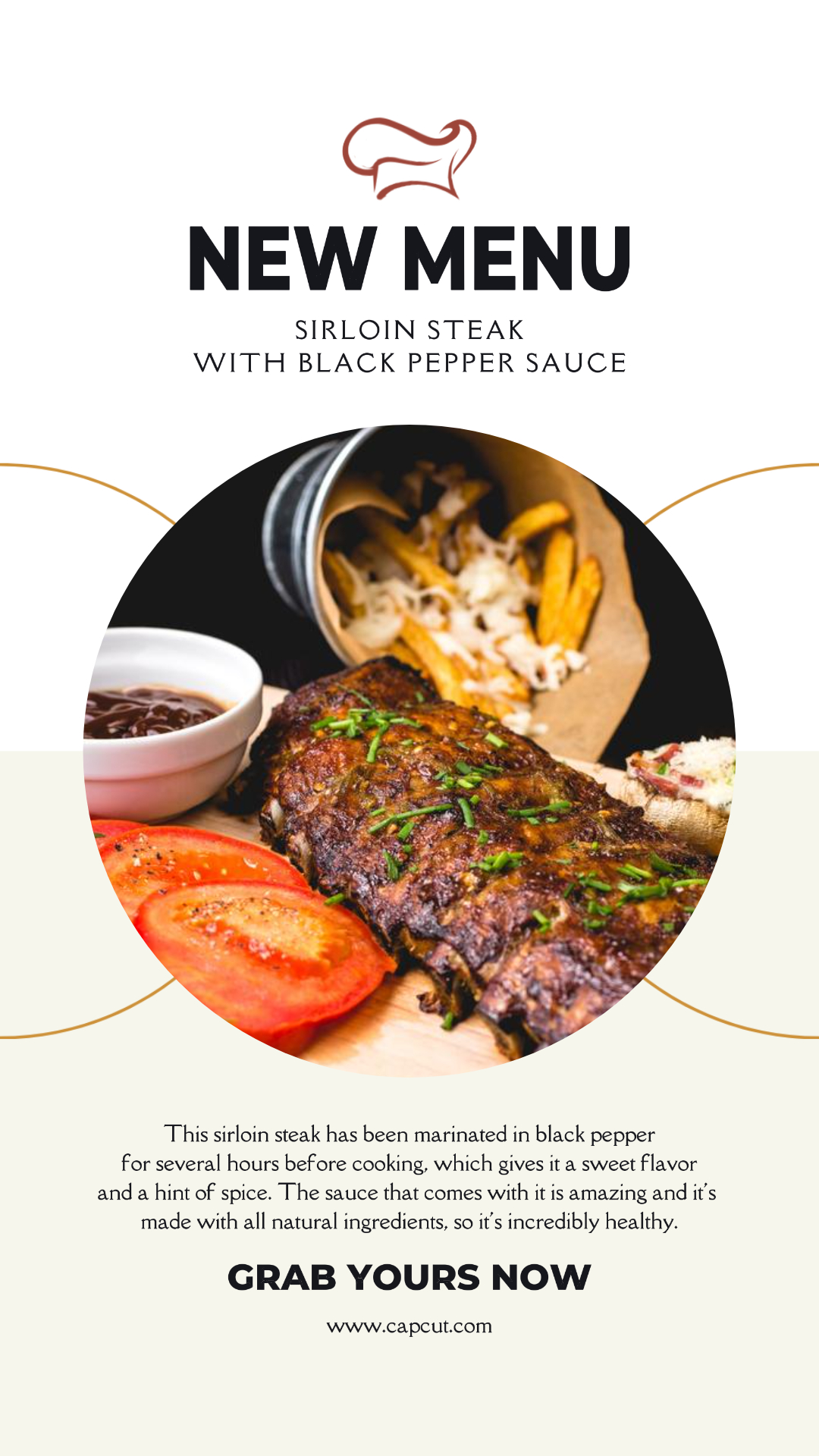 Lebensmittel Produkt anzeigen Instagram Story