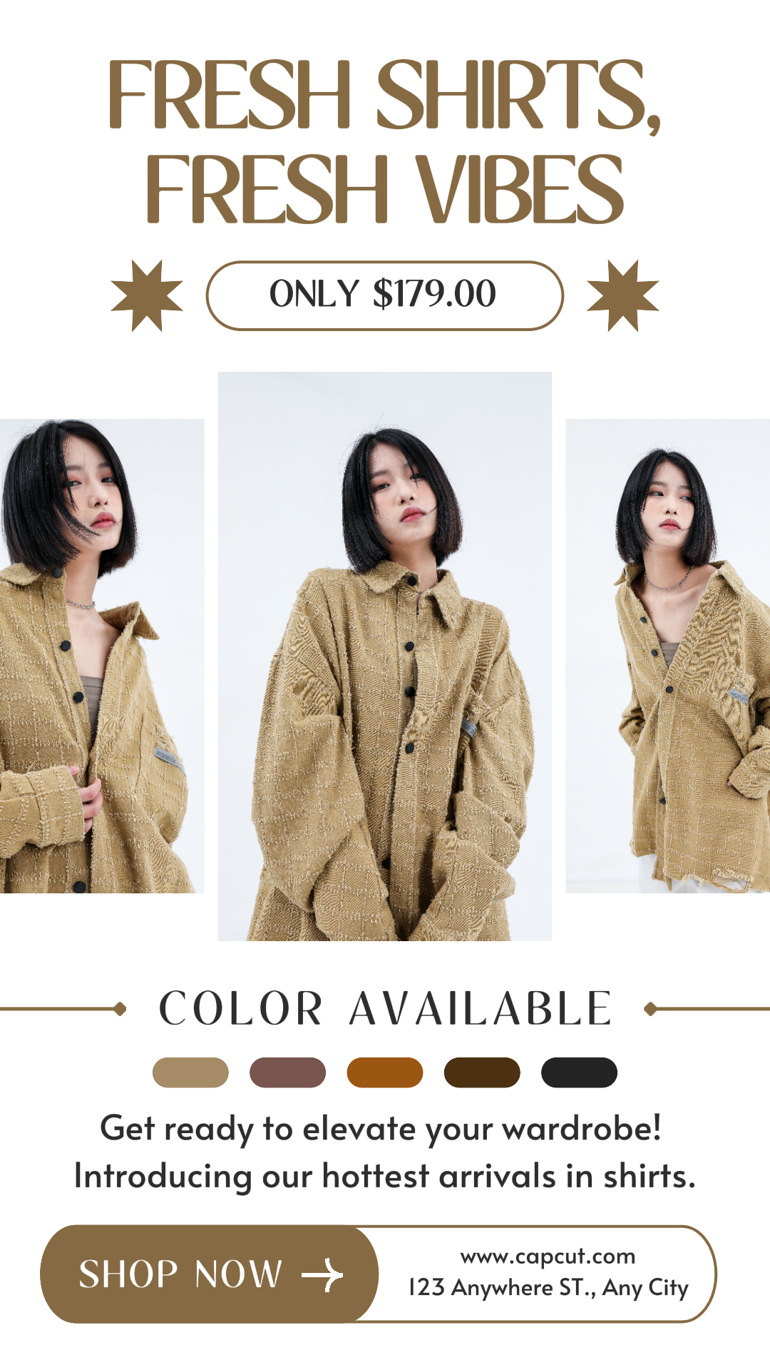 3 Gambar Multi-Produk DIsplay Pakaian wanita