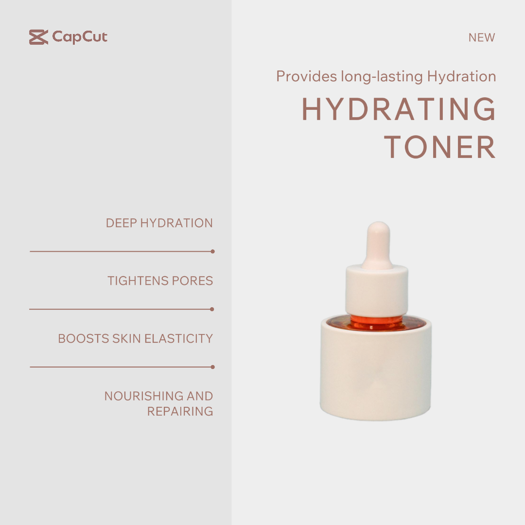 Personal care Hydrating water Function Minimalist