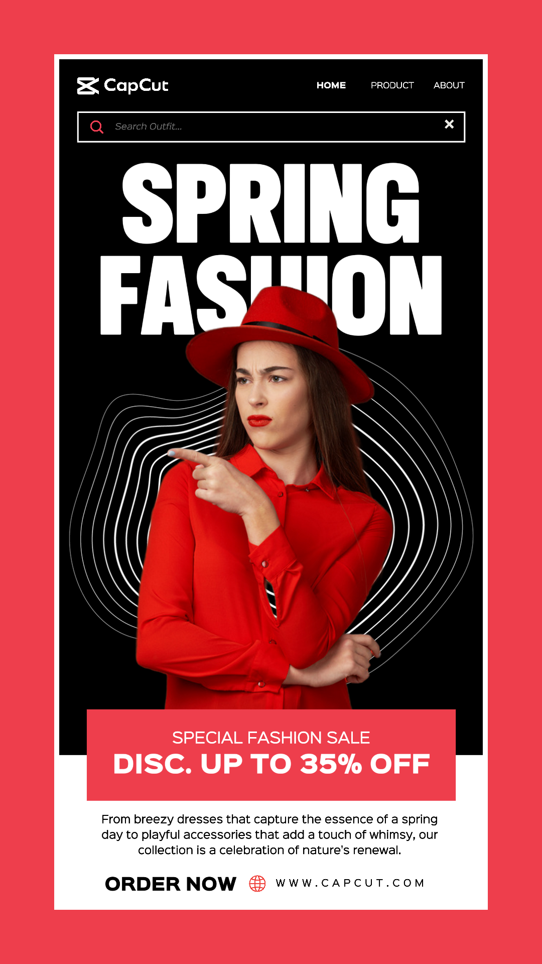 2024 Spring Fashion Promotion Instagram Story