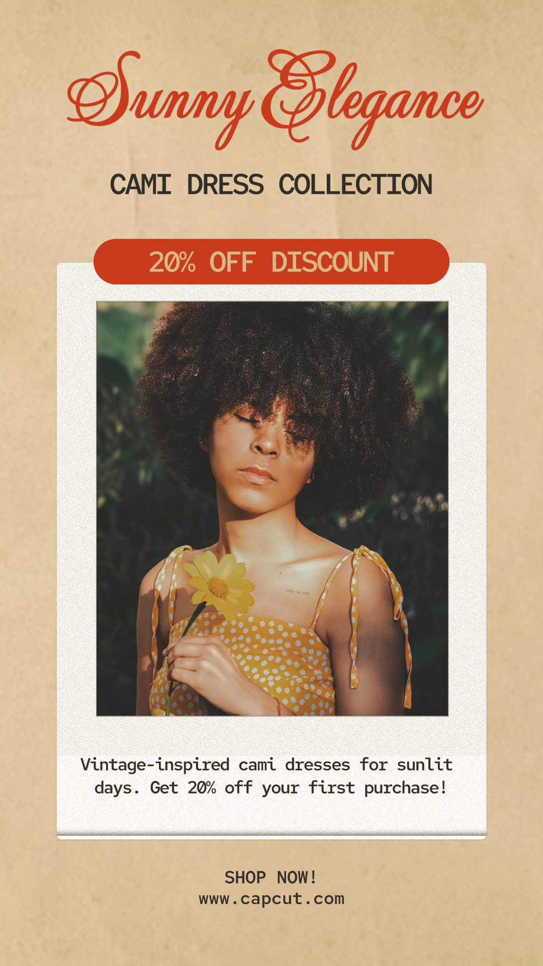 Cartel de marketing de ropa Instagram Estilo vintage