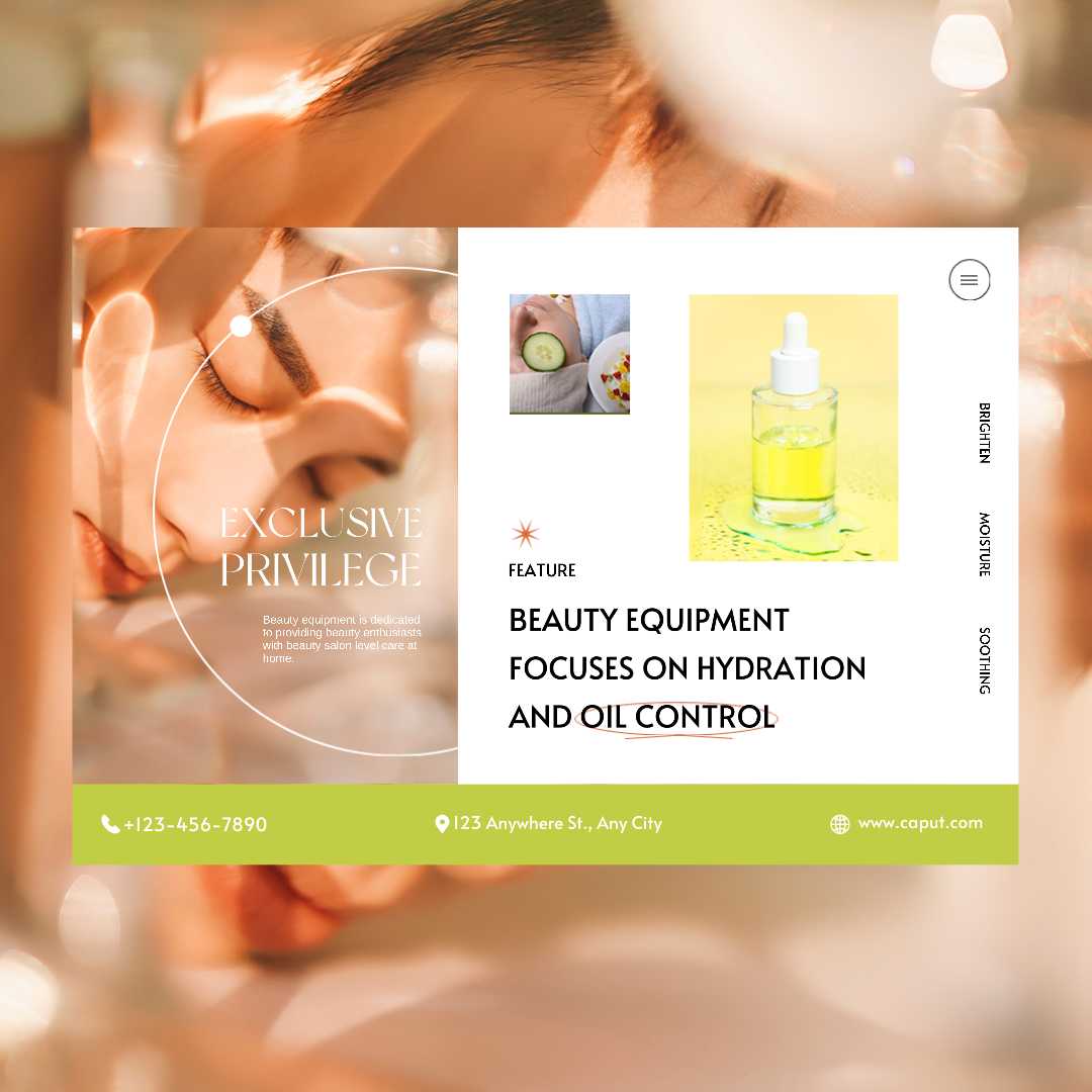 Beauty & essential oil display Simplicity