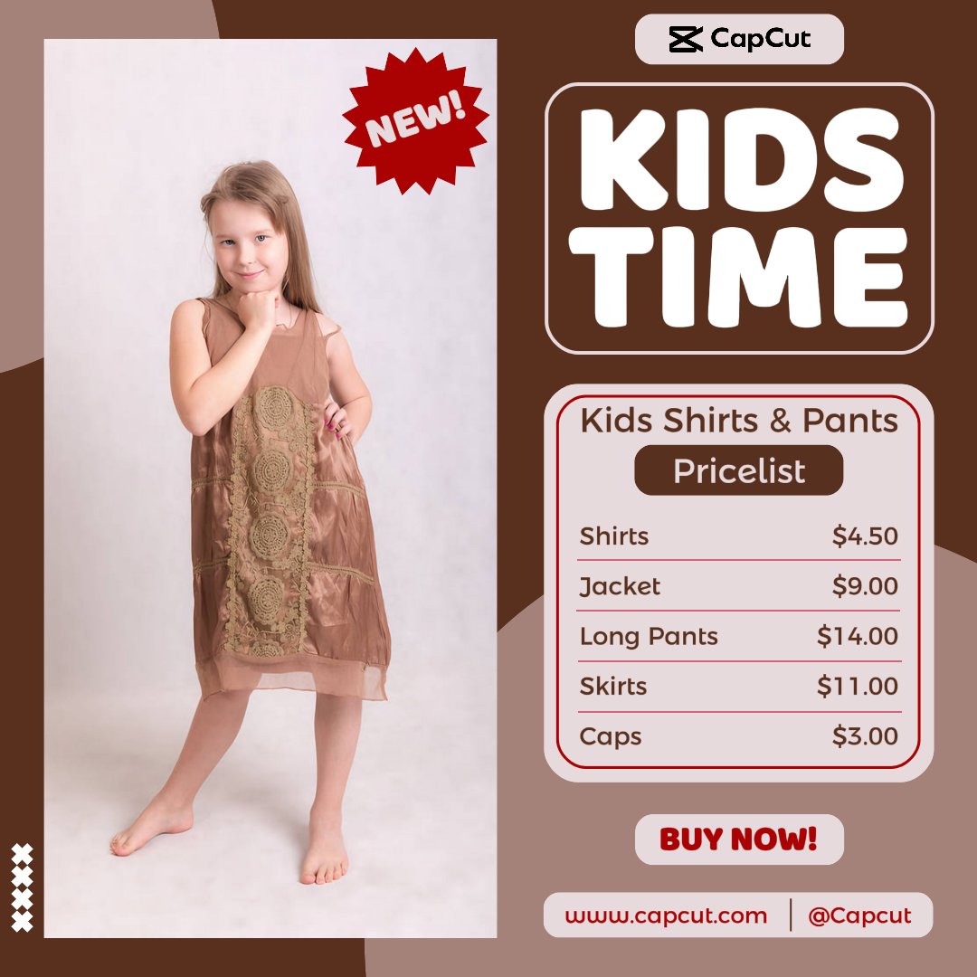 Daftar Harga Baju Anak Postingan Instagram