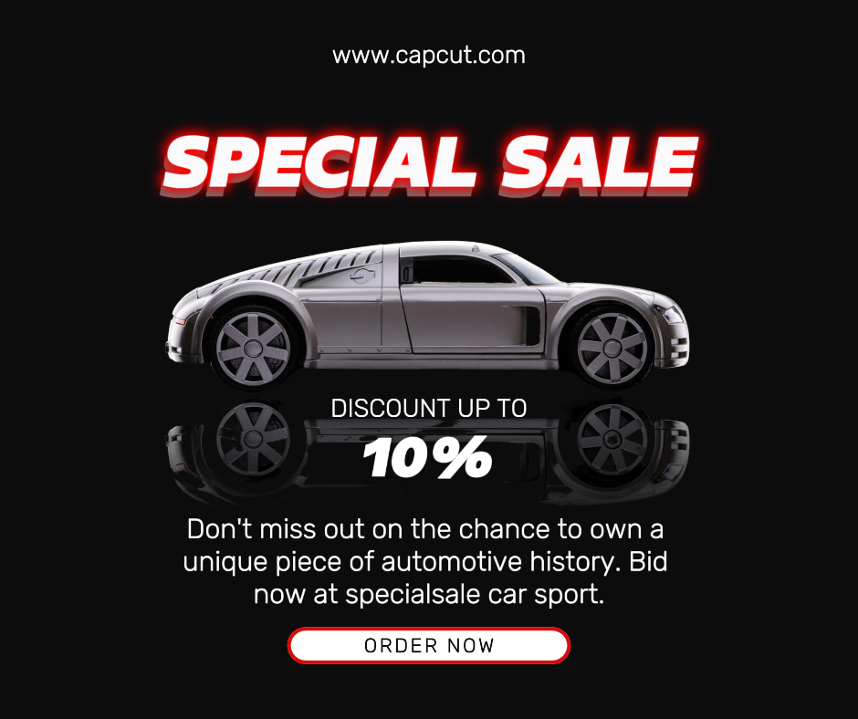 Anuncios de Facebook - Venta especial de coches deportivos