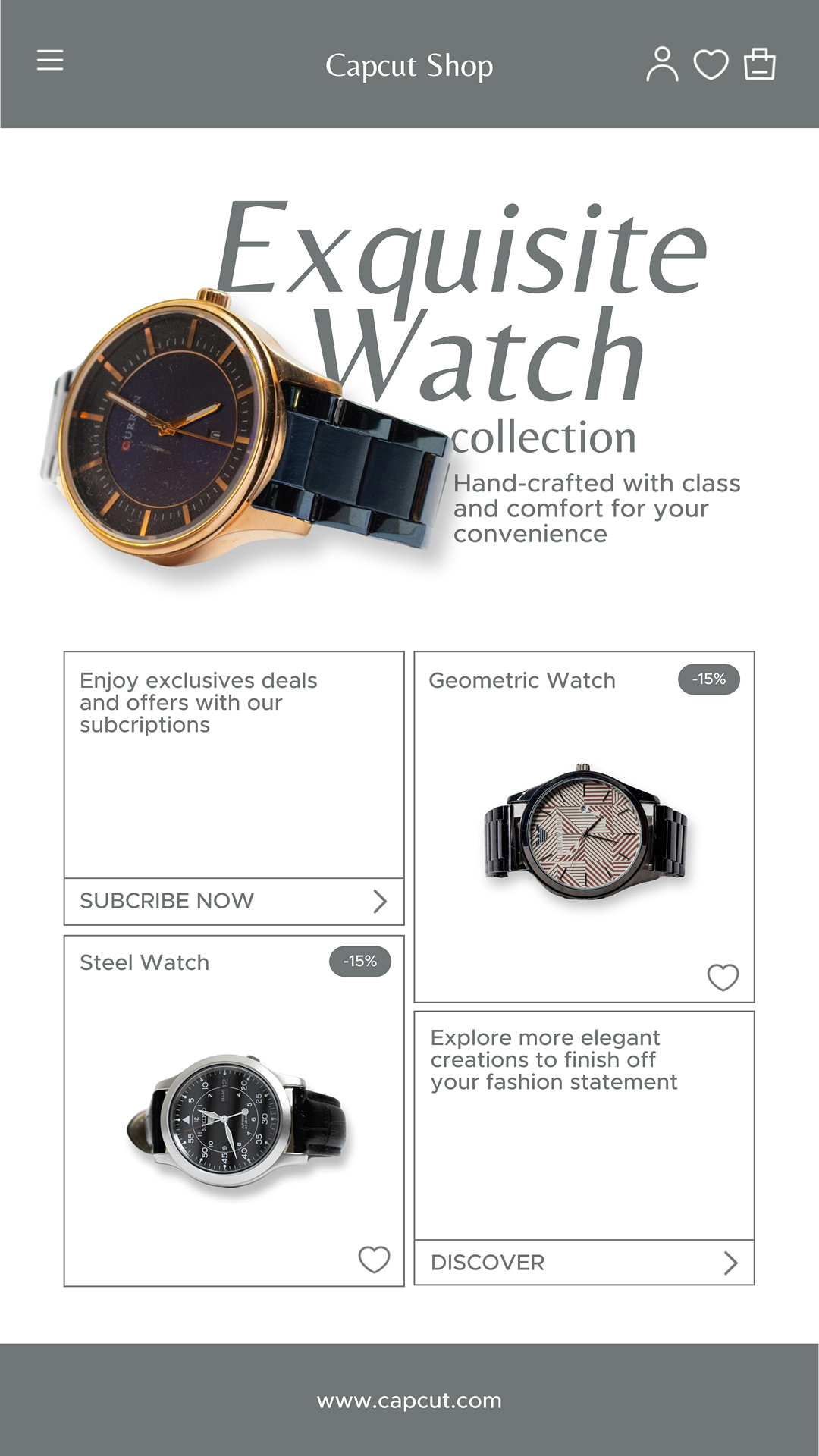 Exquisite Watch Collection Jewelry - Insta Story