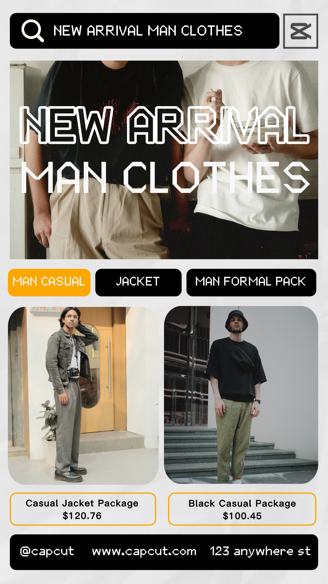 capcut template cover