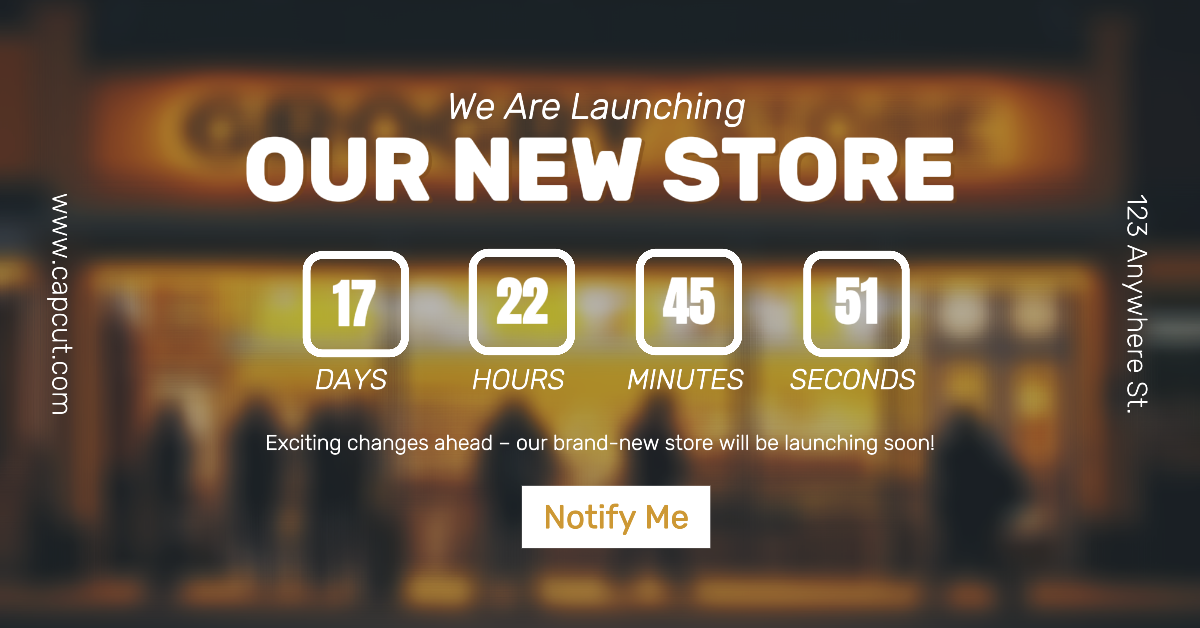 Facebook Ads Banner New Store Coming Soon