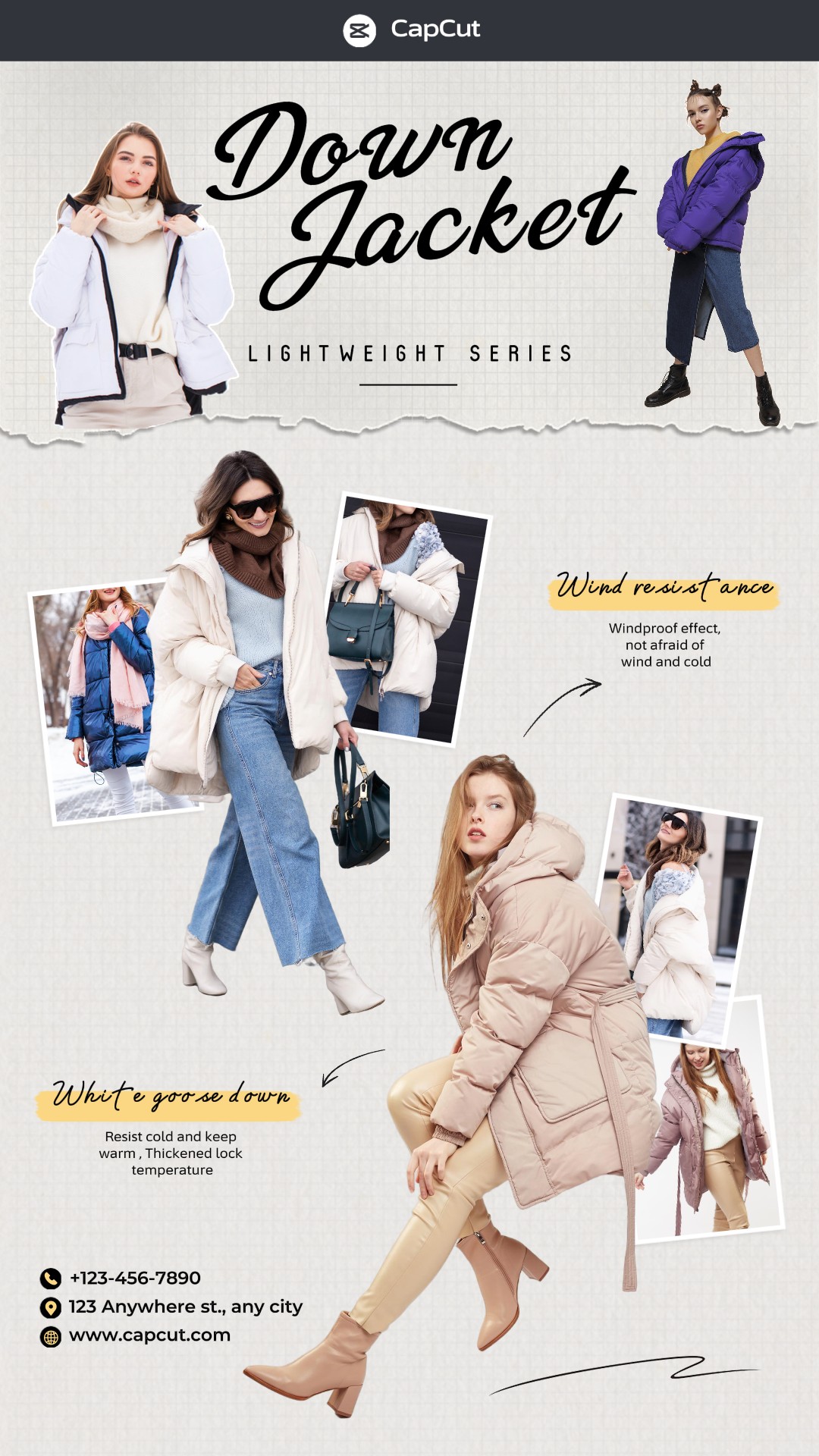 Kleidung & Schuhe Daunenjacke Veranstaltungsaktion