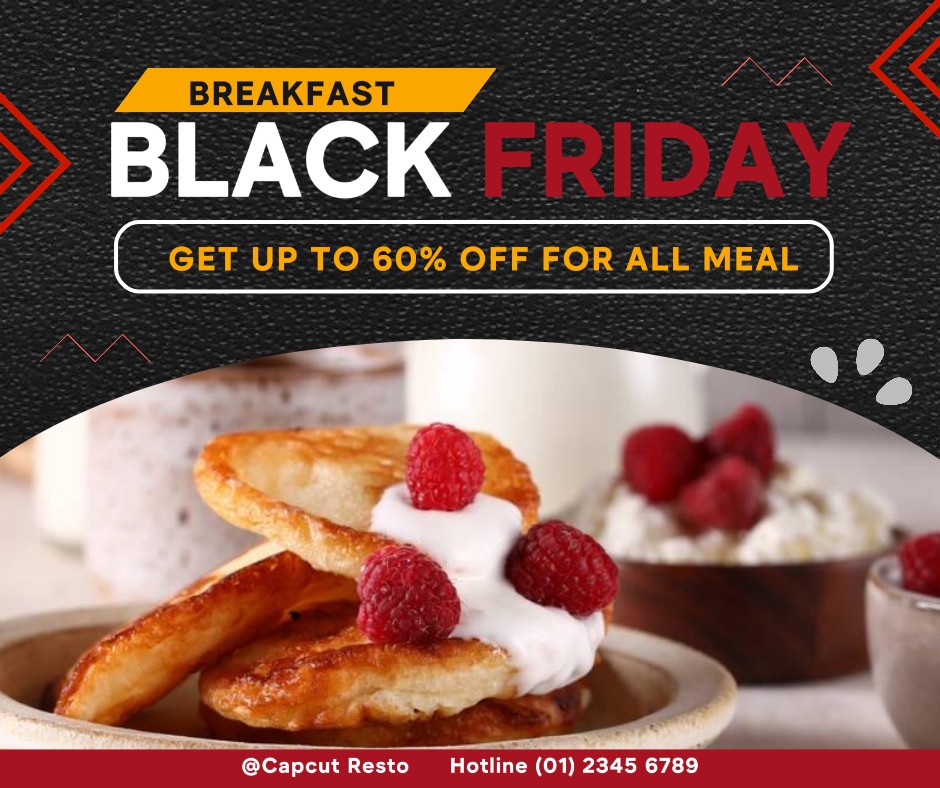 Black Friday Promotion Facebook Post