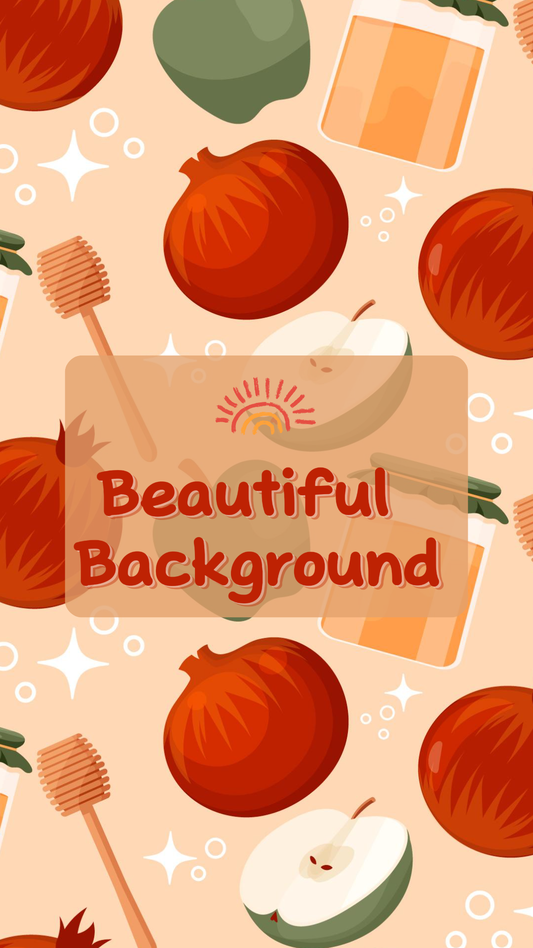 Fondo de pantalla cartel creativo fruta