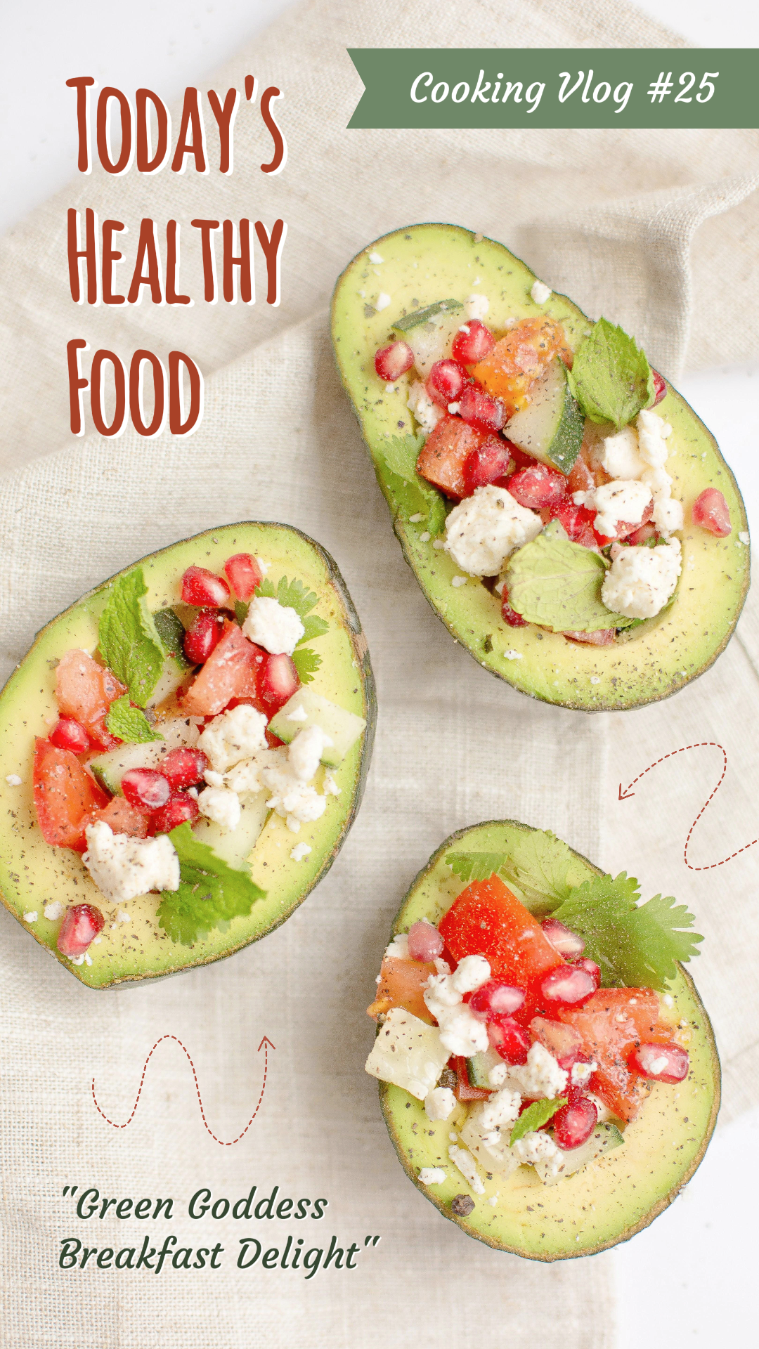 Vlog de culinária em miniatura do Tiktok