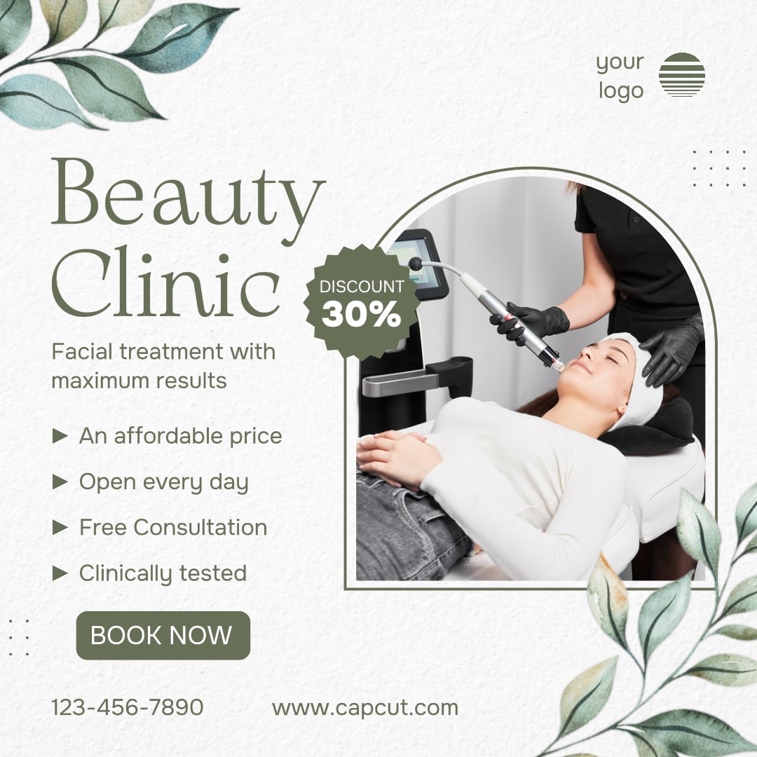 Promosi Klinik Kecantikan untuk Postingan Instagram