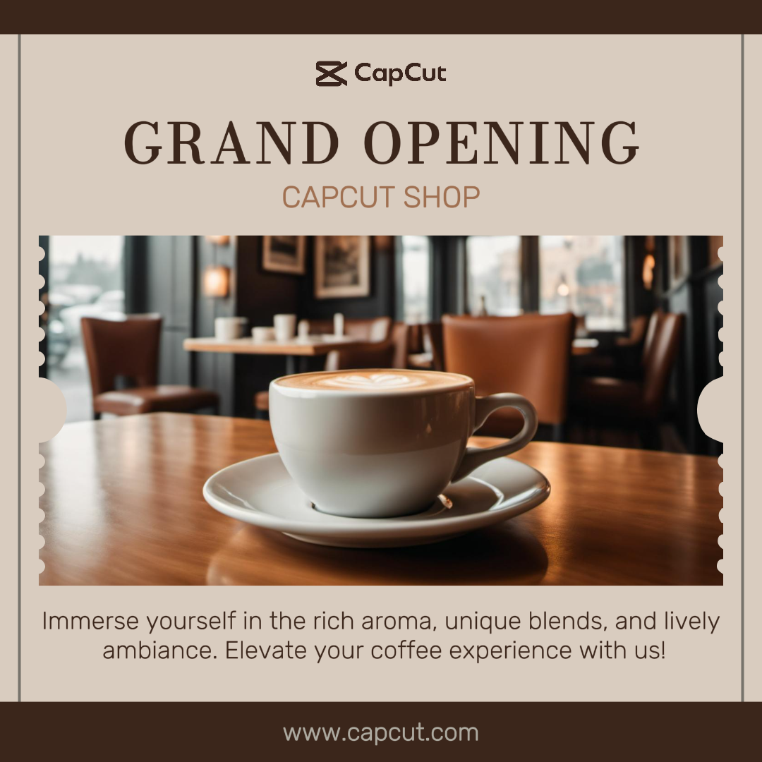 Food Grand Opening Instagram Post