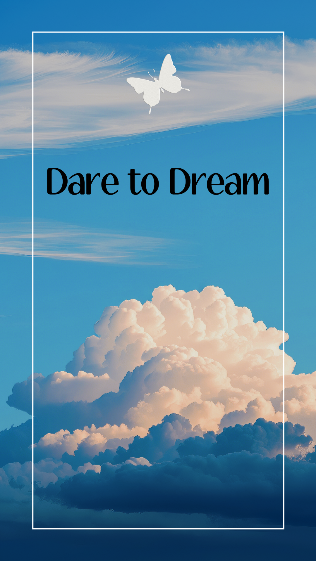 Wallpaper Creative Poster Clouds