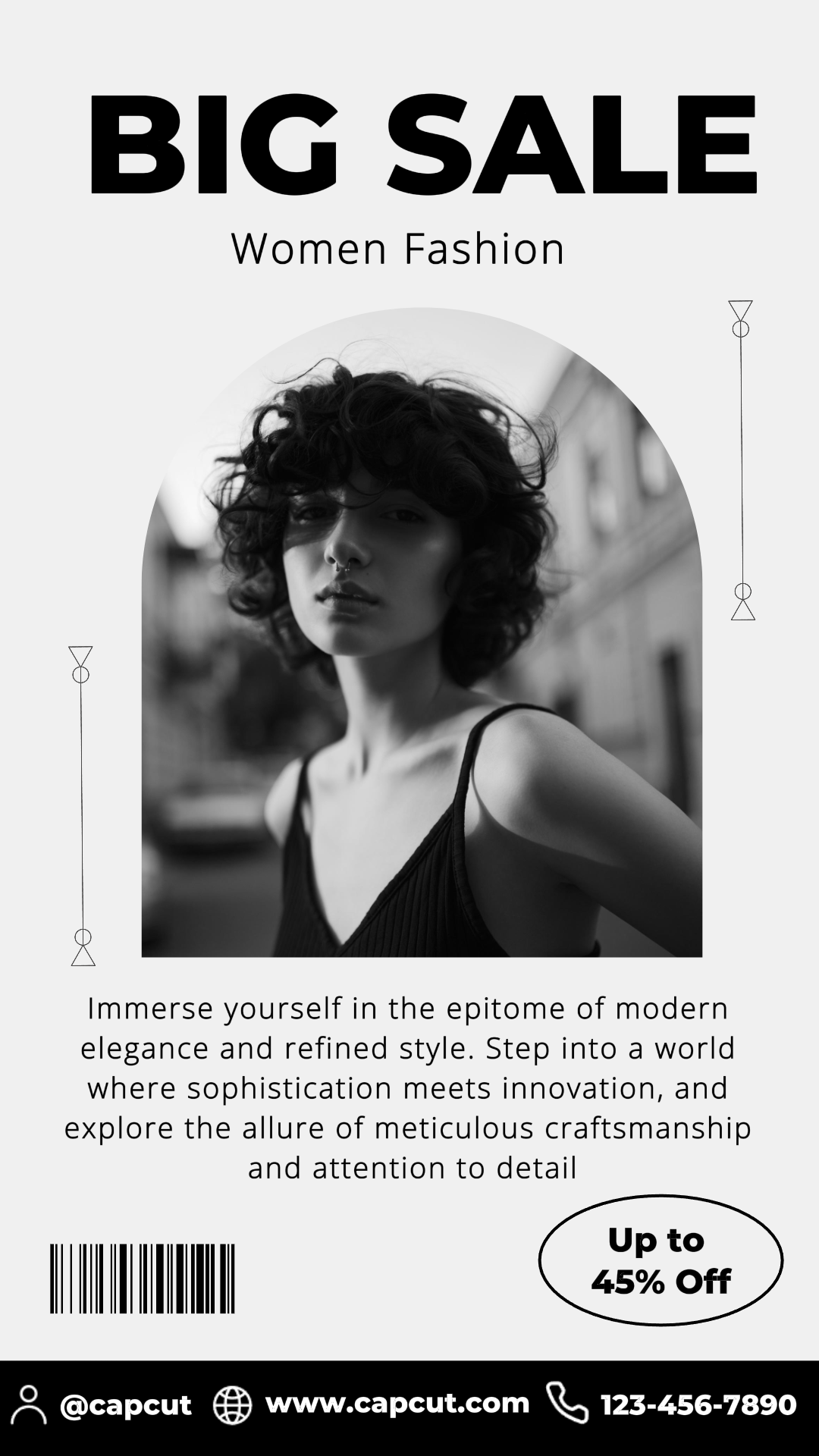 Roupas e Sapatos Instagram Story Big Sale Fashion 