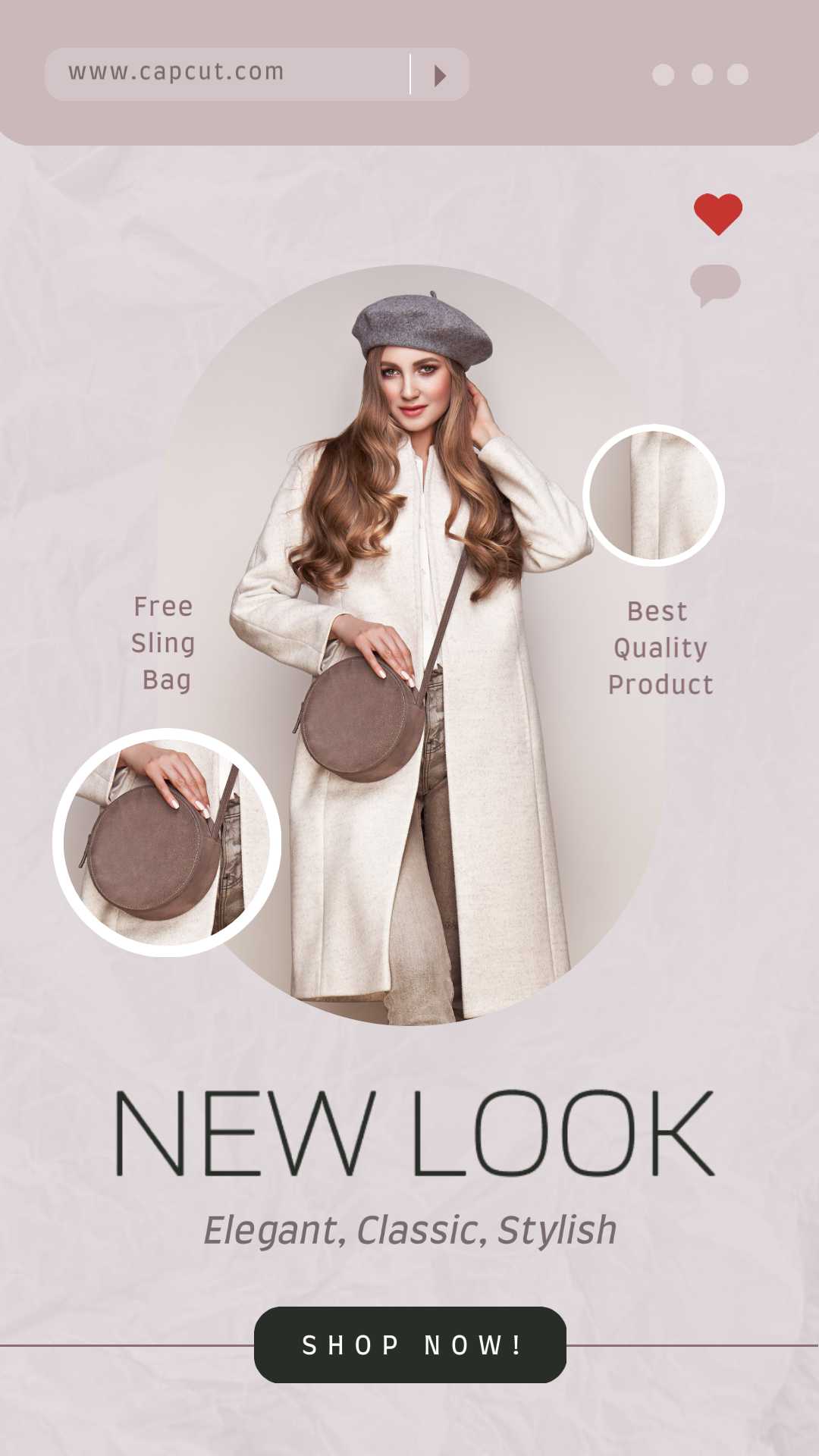 Soft Color Outfit Product Display Minimalist