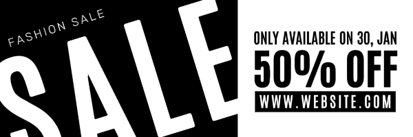 Fashion Sale Email Header