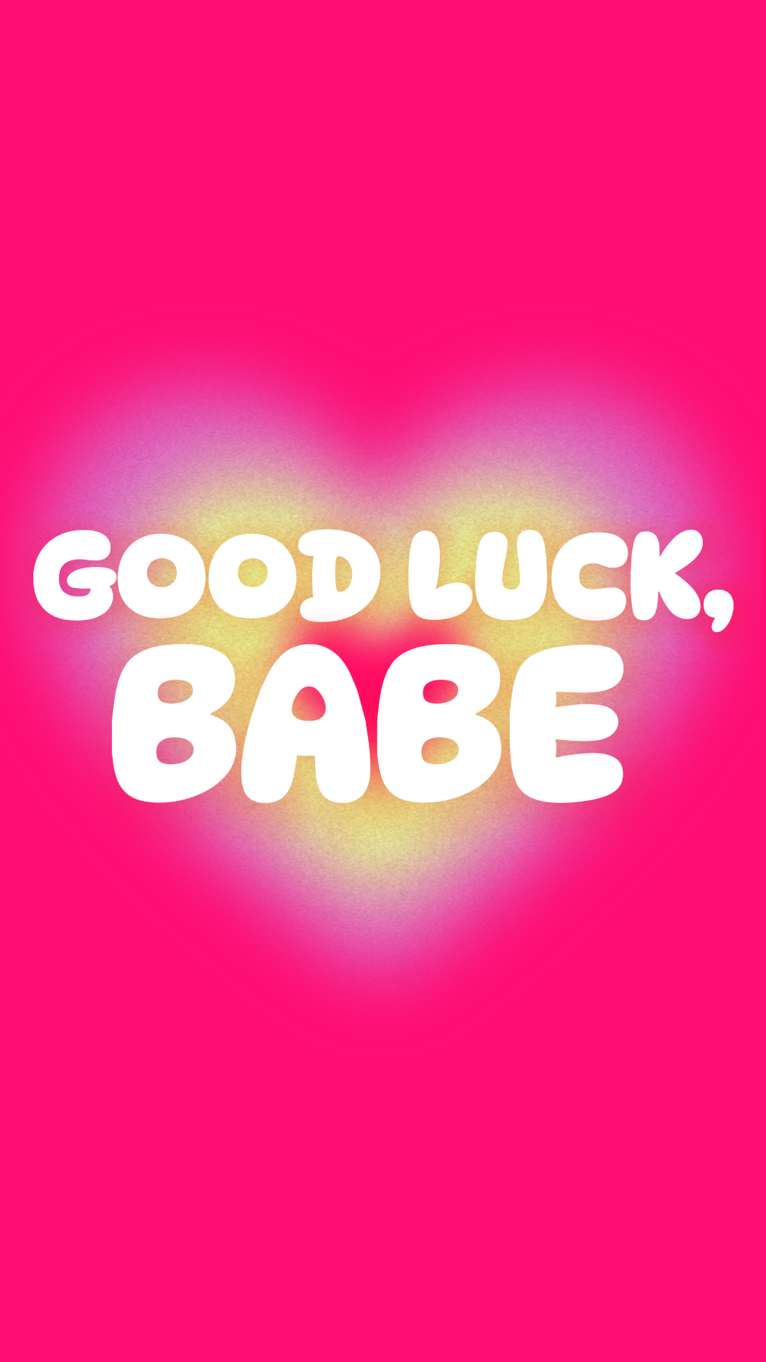 Tapete kreatives Poster rosa mit Herz