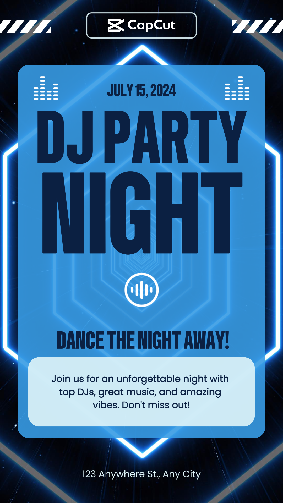 Entretenimiento Fiesta nocturna de DJ Publicación de Tiktok