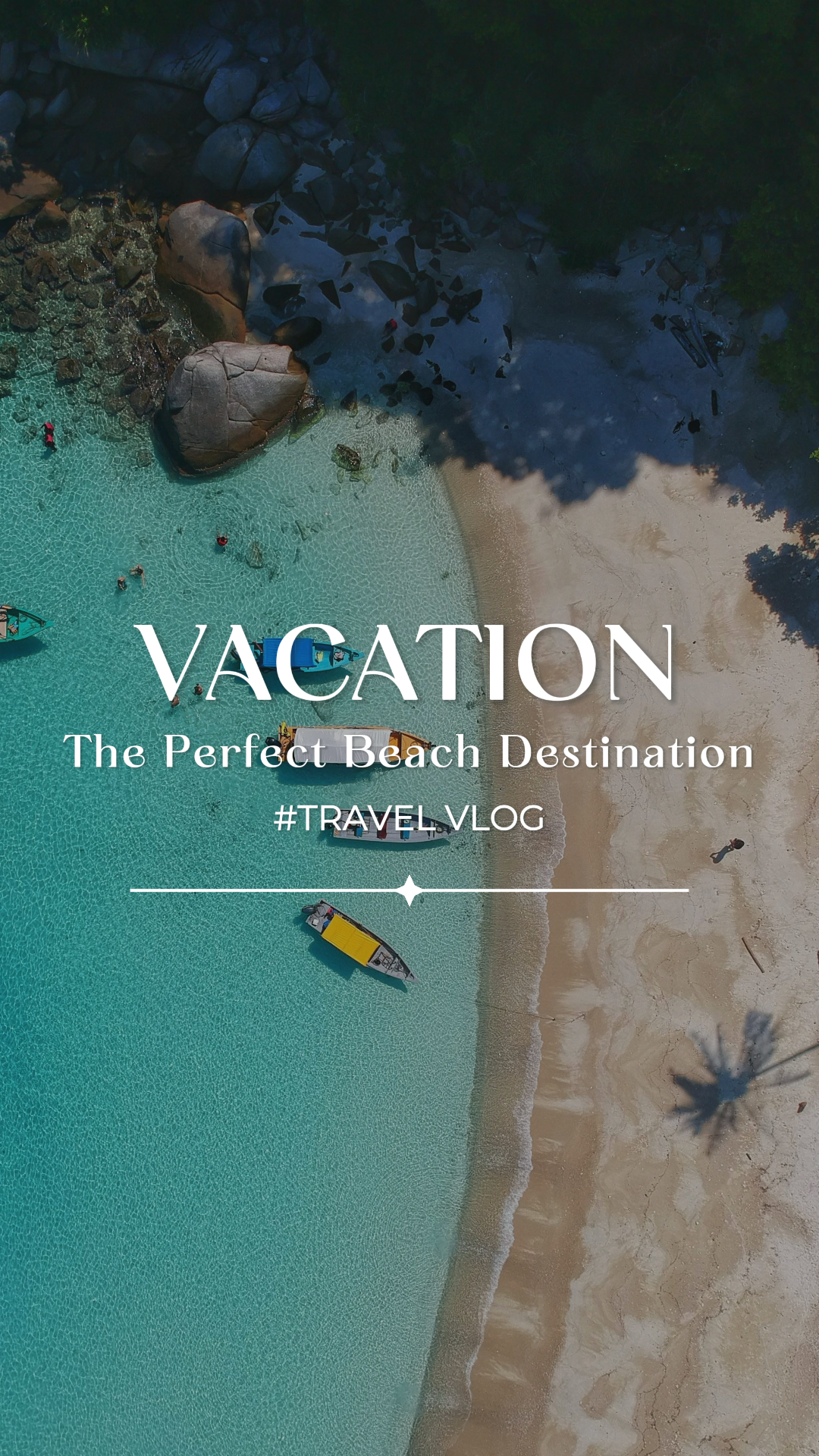 Miniatura do Tiktok Vlog de viagens Praia de férias