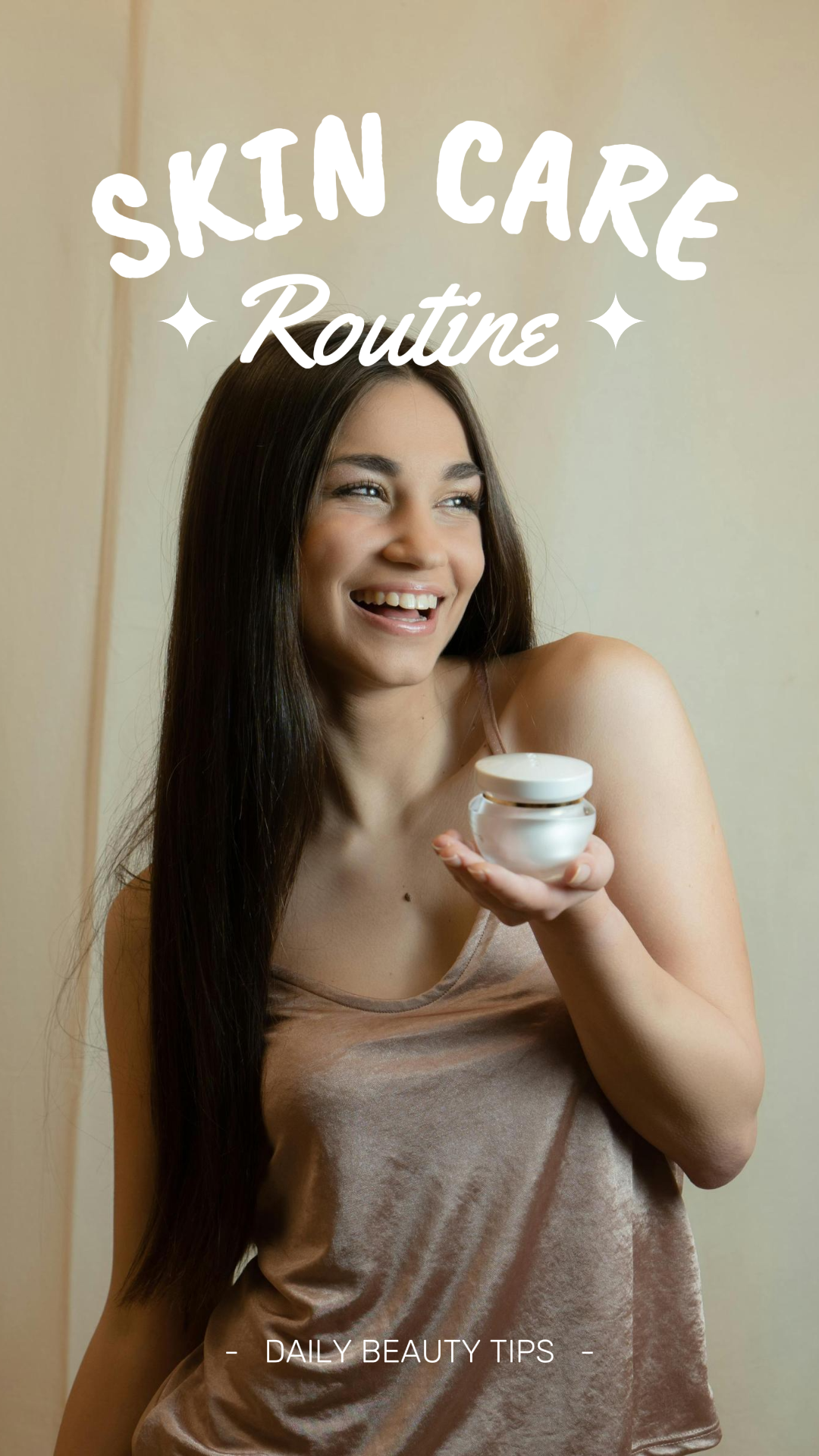 TikTok Thumbnail Beauty and Care Skincare Routine