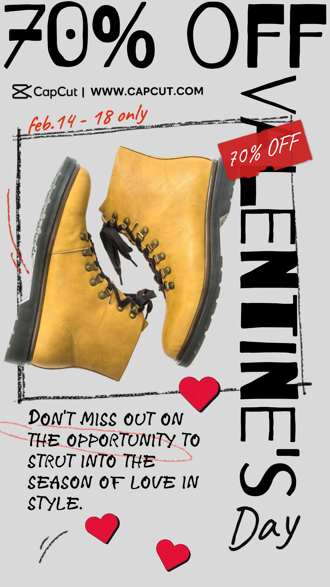 Chaussures - Saint-Valentin - Vente promotionnelle - IG Story