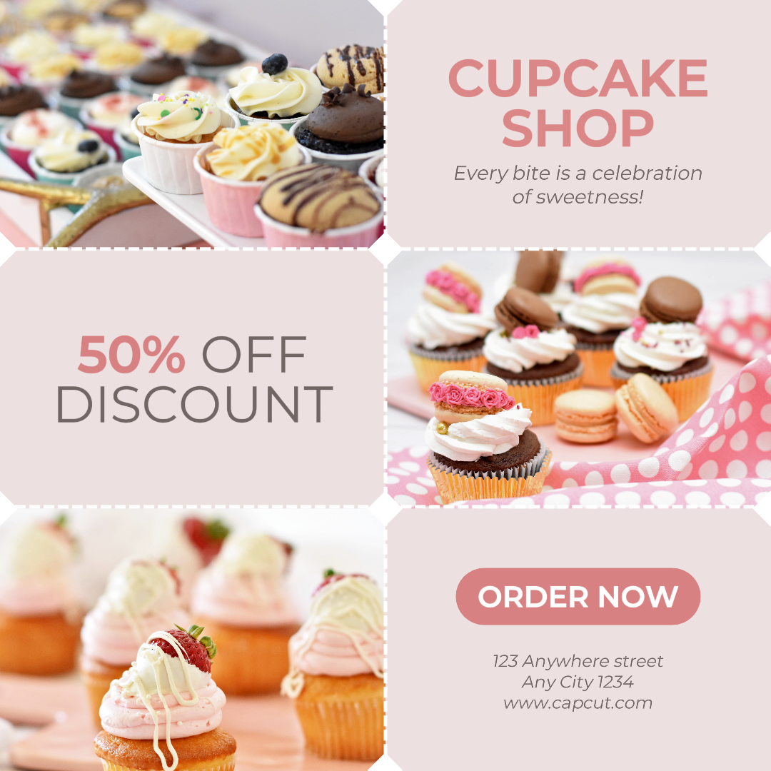 Comida y bebida - Cupcake - Instagram Post