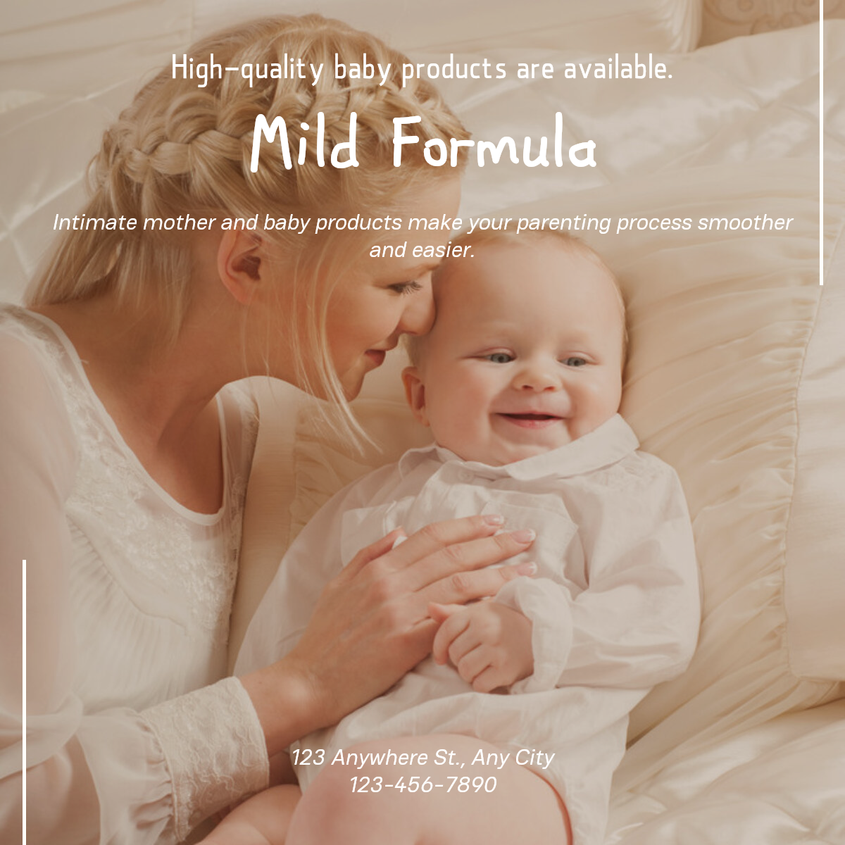 Maternal and infant care Product Display