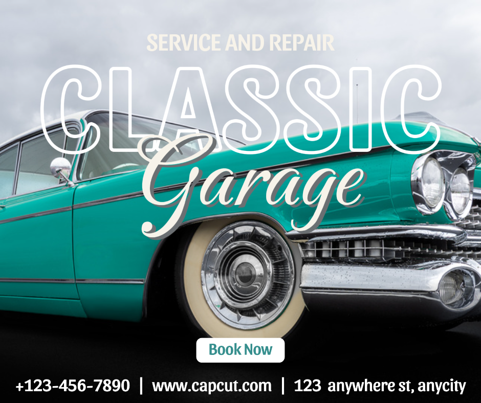 Mobil - Poster Pemasaran promosi layanan mobil posting facebook