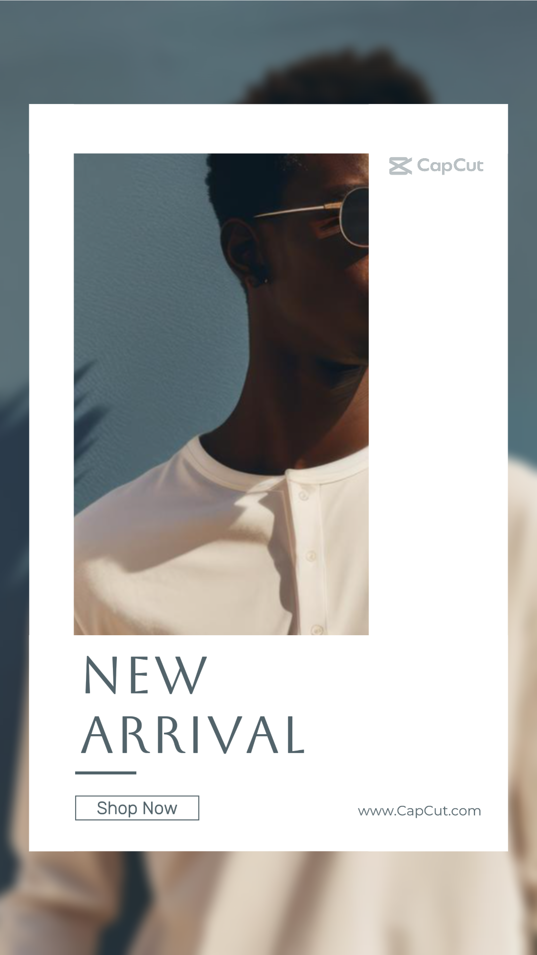 Herrenmode Verkauf Instagram Story Einfacher minimalistischer Look