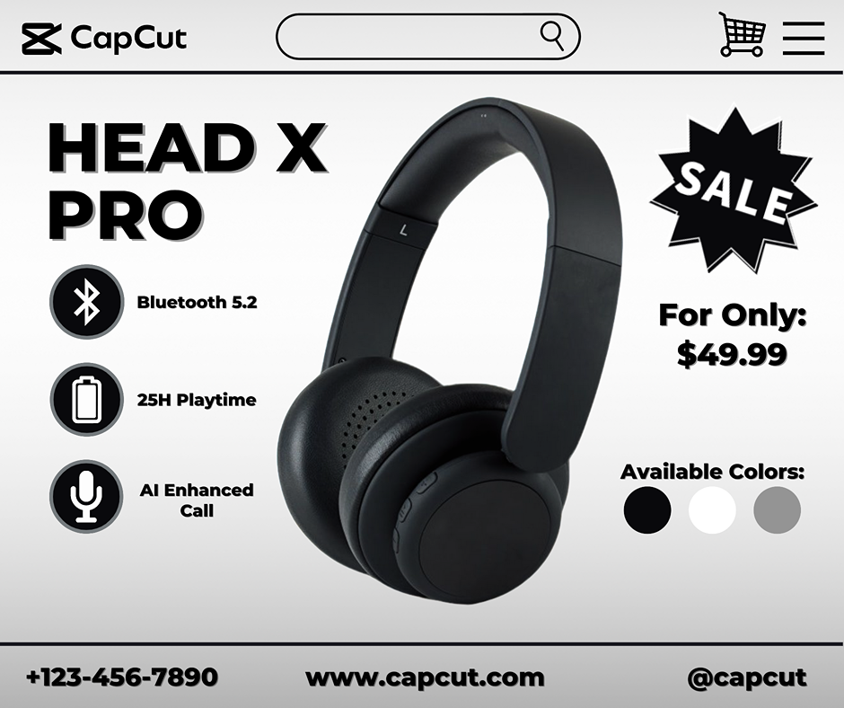 E-commerce Electronics - Headphone - FB Post