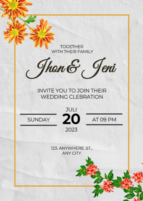 Non-marketing-Invitation-paper Texturierung 