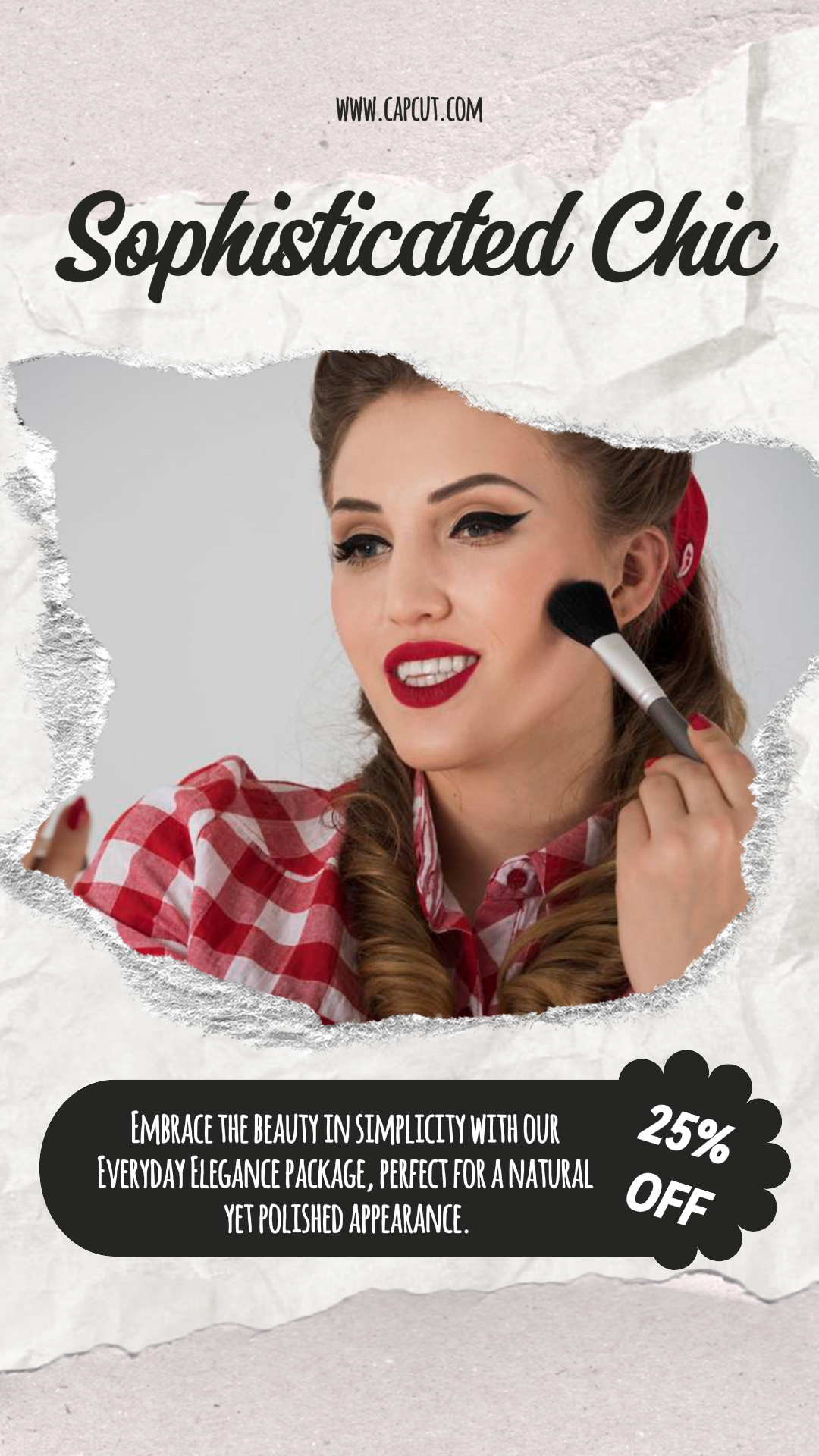 Life Service Maquillage Artiste Promotion Tiktok Post