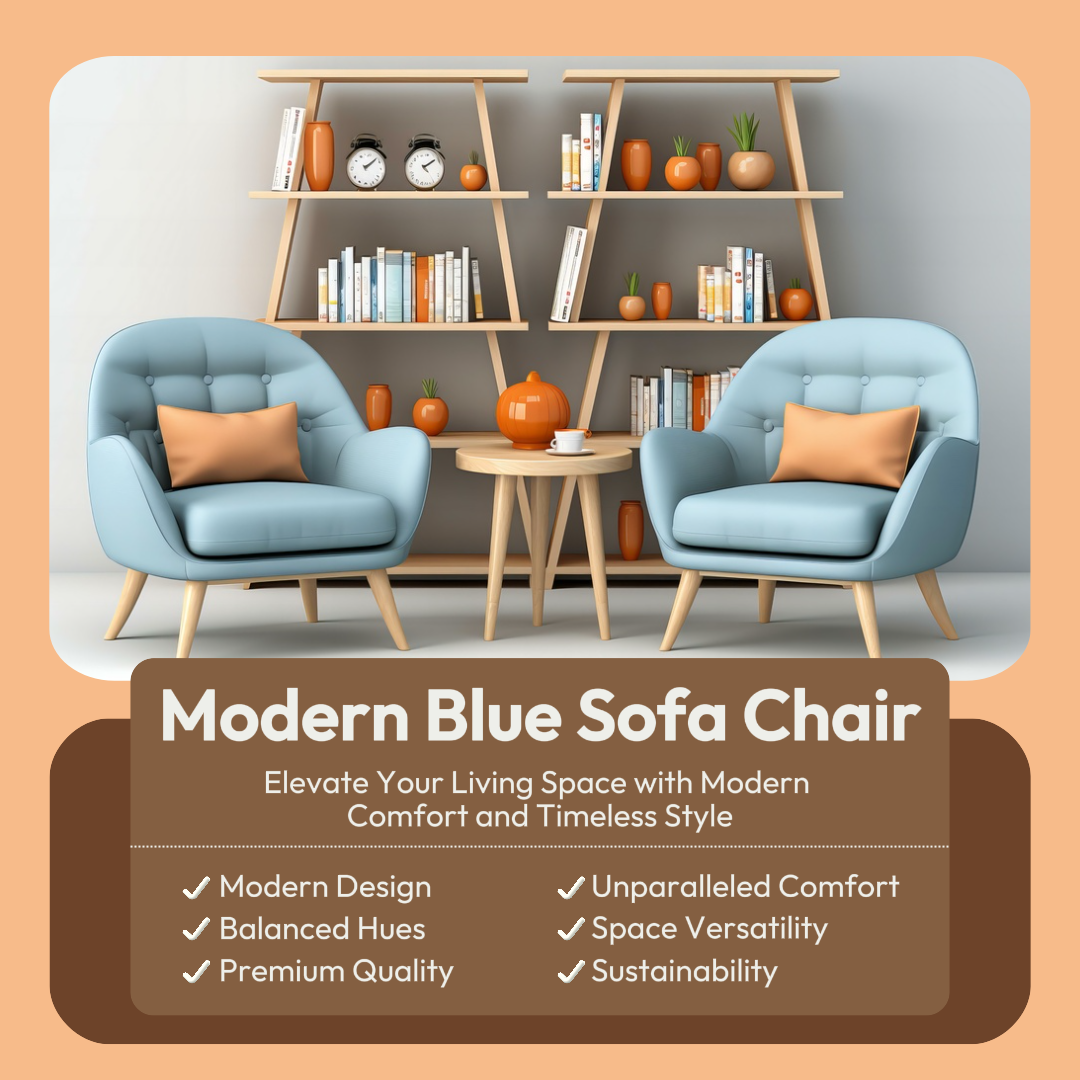 Casa E-commerce Produto Callout Blue Sofa Cha