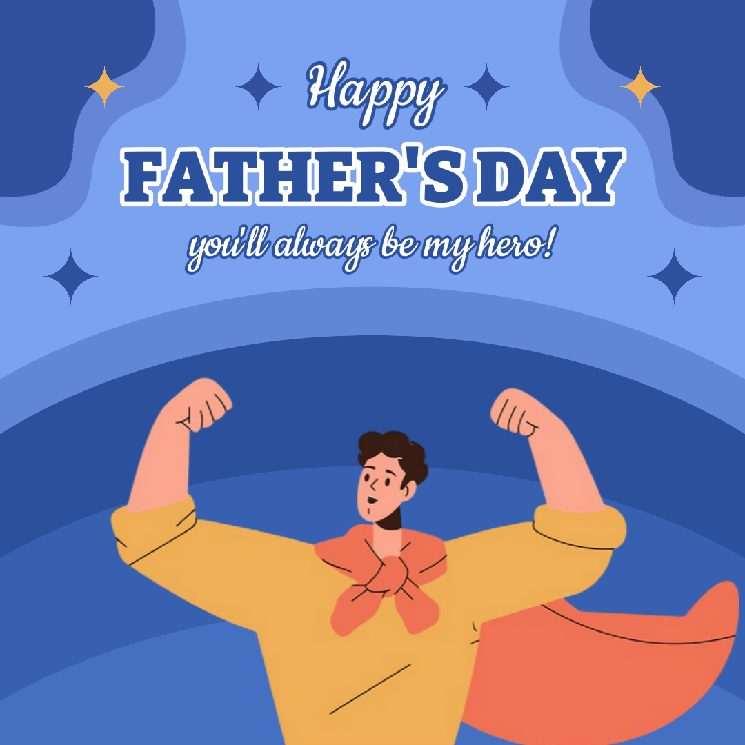 Poster Kreatif Hari Ayah Salam Posting Instagram