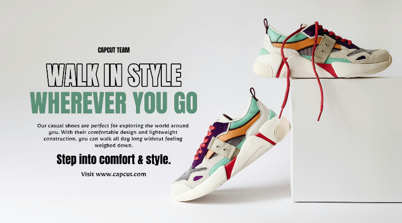 Sapatos Marketing Poster Facebook Ad Delicate Style