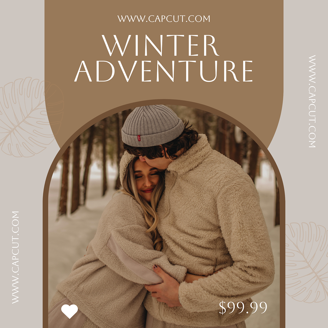 Ropa - Cartel de marketing - Publico de Instagram - Ropa de invierno