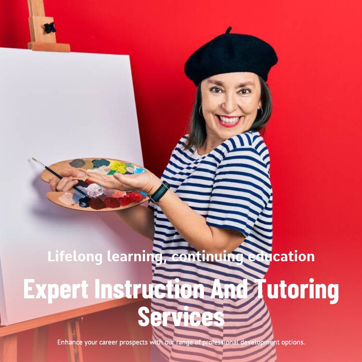 Exibição de efeitos de educação e treinamento