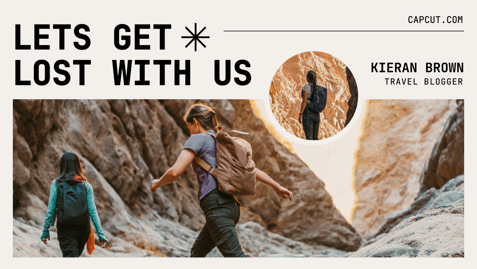 Non-marketing Travel Blogger Facebook Cover