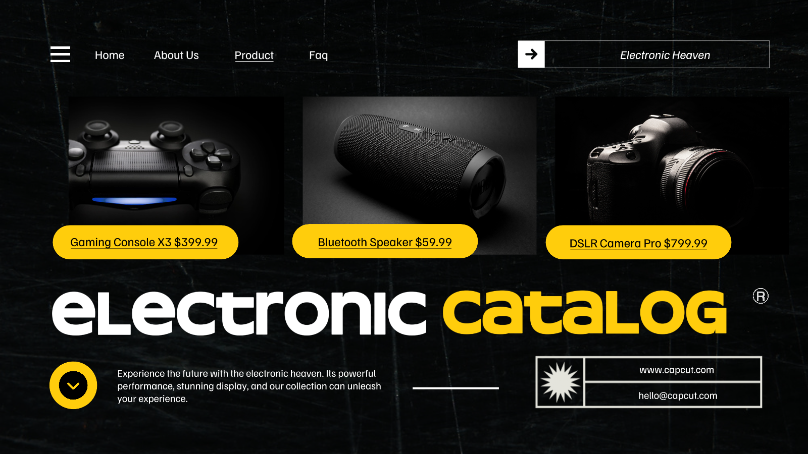 Electronic Product Catalogue Twitter Post